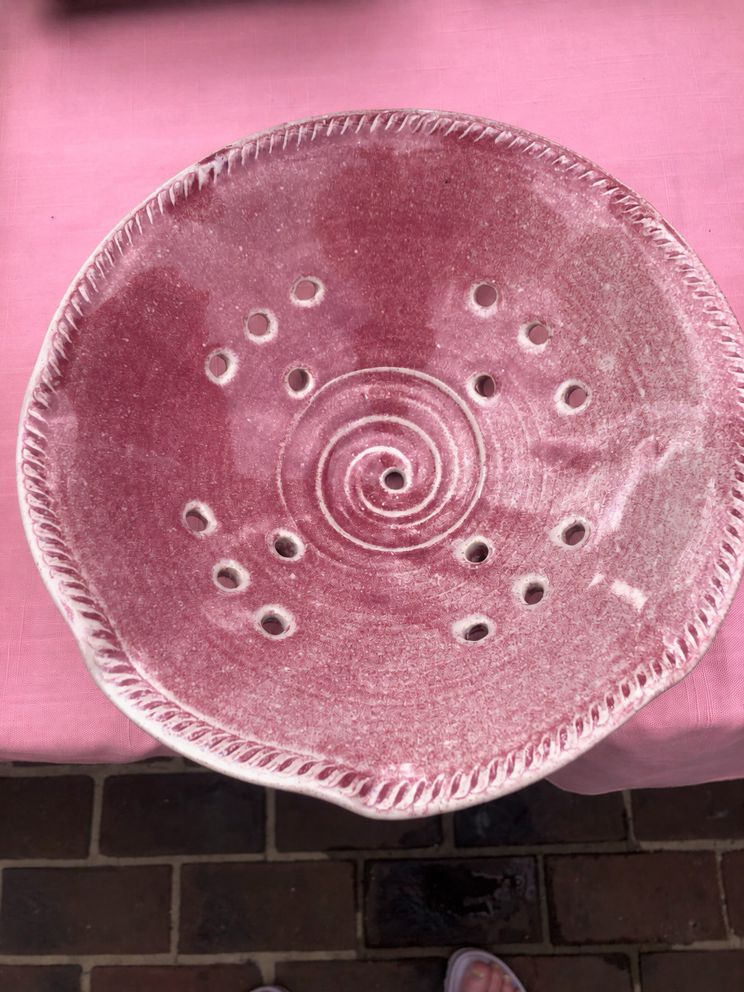 Berry Bowl / Colander — Speckled